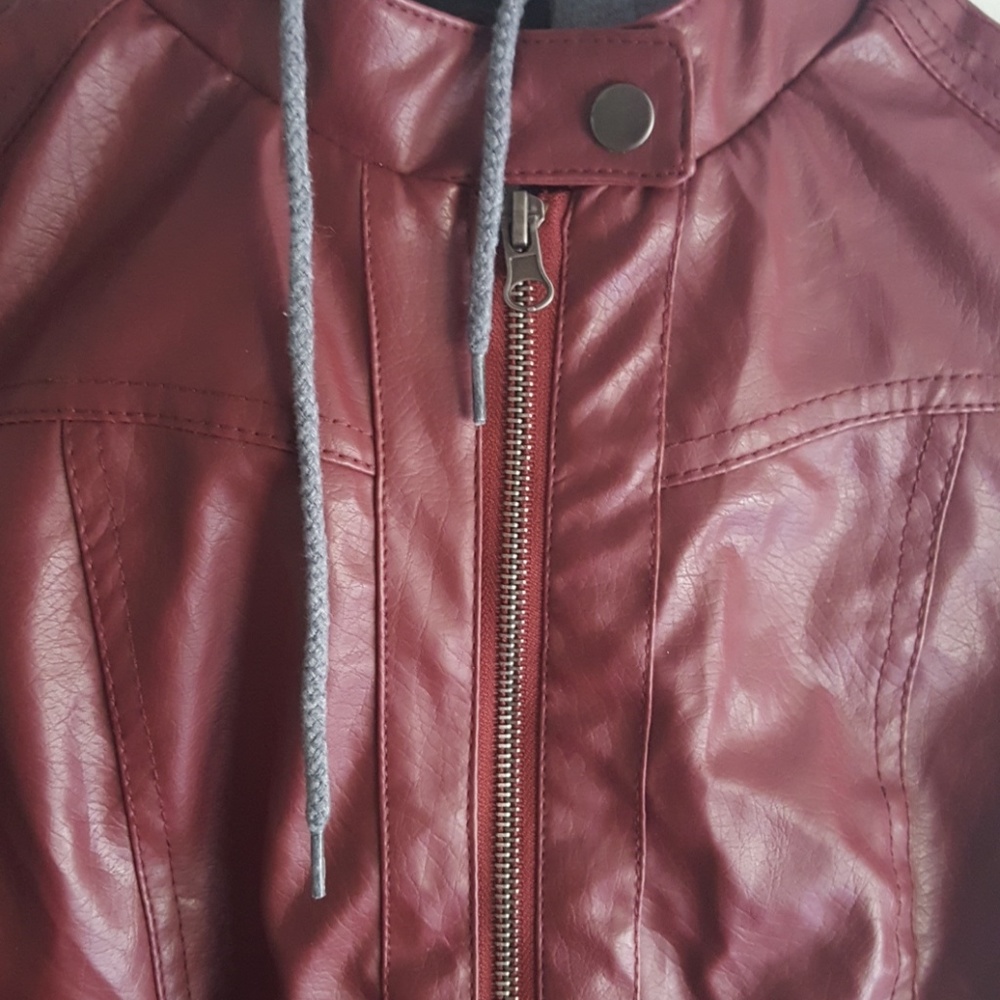 *SO CUTE* mixed media jacket - Picture 2 of 5